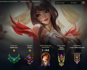 Conta League of Legends Kayle Juiza - Ahri ascend + 540 skin LOL