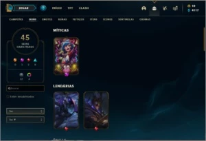 Conta Diamante 4 MUITO BOA - League of Legends LOL