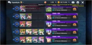 Conta Grand Chase