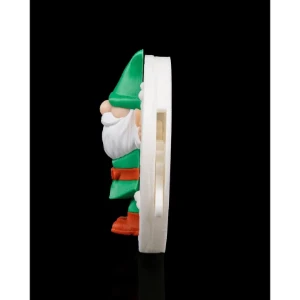 Gnomo de Natal Fazendo Anjinho na Neve - Artesanato e Personalizados
