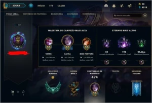 Conta Ex GM Todos os Champs 240 Skins (Ryze Triunfante) - League of Legends LOL