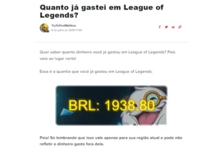 Conta Ex GM Todos os Champs 240 Skins (Ryze Triunfante) - League of Legends LOL