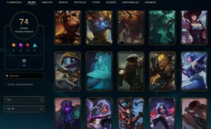 Conta LoL Full Acesso - 81 Champs e 74 Skins - Rammus Rei - League of Legends