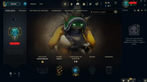 Conta LoL Full Acesso - 81 Champs e 74 Skins - Rammus Rei