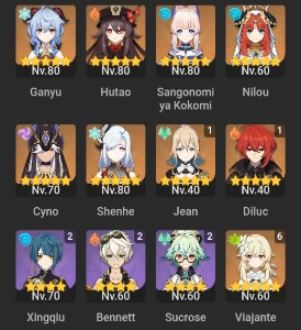 Honkai Star Rail Seele E1+Bis + Genshin Hutao+Bis - Outros