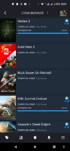 Steam,6 anos/nível 60/127 jogos pagos