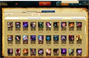 Conta Platina League of Legends Borda Platina LOL
