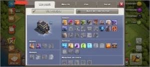 CV9 recente com 1600 gemas - Clash of Clans