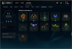 CONTA LOL B1 COM 31 SKINS E MAIS DE 100 CHAMPS - League of Legends