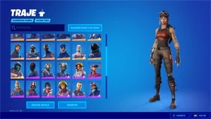 Conta com RENEGADE RAIDER e CAVALEIRO NEGRO - 45 SKINS - Fortnite