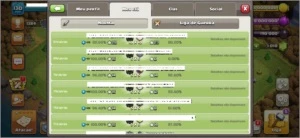 CLÃ NÍVEL 15 CLAN 300 VIT ÓTIMO HISTÓRICO GUERRAS VERDE - Clash of Clans