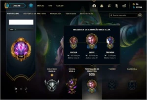 Conta prata 3 com TODOS os champs e 134 skins - League of Legends LOL