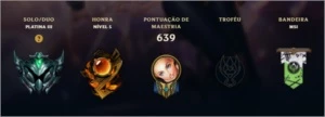 Conta do LOL(Todos campeões,234 skins, Elo Platina III) - League of Legends
