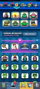 Conta Clash royale Rei 15 12k Troféu