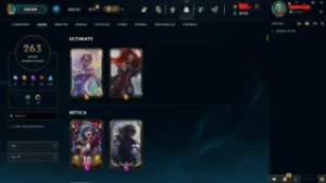 Conta League Of Legends Level +600 com +250 Skins. MMR Our LOL