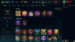 Conta League Of Legends Level +600 com +250 Skins. MMR Our LOL