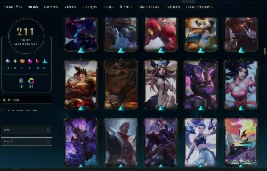 Conta League Of Legends - 212 Skins - 34 Cromas Entrega Auto LOL