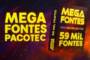 Super Pack Fontes 59.000 Modelos Variados