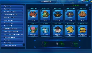  DB,GallantShin,BelpheShin, SusaShin+ HazarSET ITEM X7  - Digimon Masters Online DMO