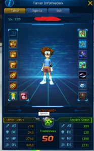 conta MID GAME NADMO Alphamon - Digimon Masters Online
