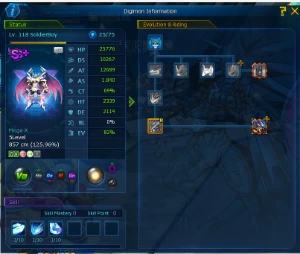 conta MID GAME NADMO Alphamon - Digimon Masters Online