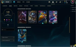 Conta de League of Legends plat 4 LOL