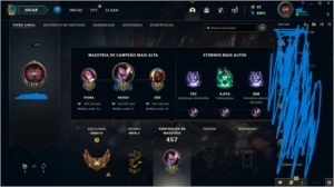 CONTA LOL GOLD4 / 90 SKINS - League of Legends
