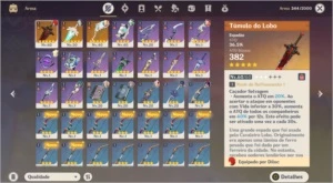 Genshin Impact - AR30 Diluc, Túmulo, Childe, Harpa Celestial