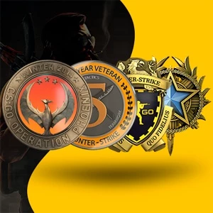 CONTA STEAM CSGO PRIME COM MEDALHAS RARAS E VARIOS JOGOS - Counter Strike