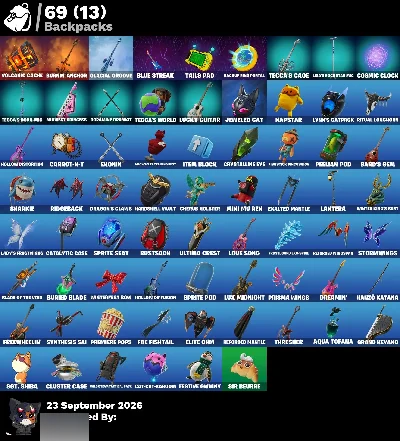 Conta fortnite com skins e itens tryhards
