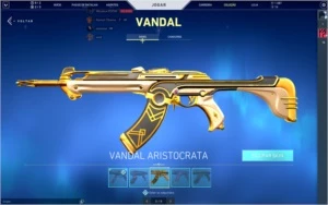 Conta de valorant com 1,500 reais em skin