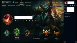 Vendo Conta LOL Gold V/ Gold IV Flex. - League of Legends