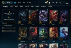 Conta ouro 1 com 3 skins e 26 champs ( NA MD5 ) - League of Legends LOL