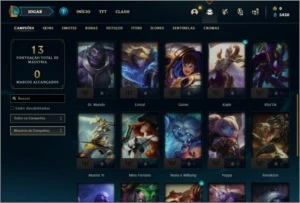 Conta ouro 1 com 3 skins e 26 champs ( NA MD5 ) - League of Legends LOL