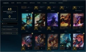 conta smurf main mid barata - League of Legends LOL