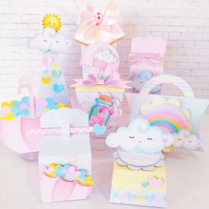 Kit 30 Lembrancinhas Chuva de Amor - Artesanato e Personalizados