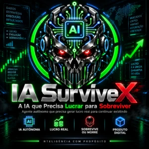 IA SurviveX — A IA que Precisa Lucrar para Sobreviver