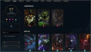 Conta de LoL - League of Legends