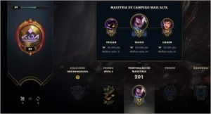 Conta de LoL - League of Legends