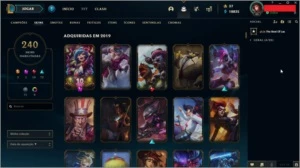 Conta LOL por R$1500 com 240 Skins - League of Legends