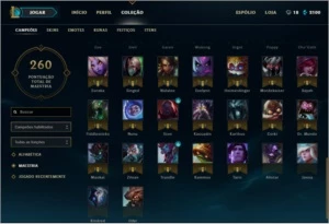 conta league of legends prata LOL