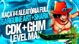 BLOX FRUITS > 🎁V4 ALEATÓRIA FULL + 🩸SA + ⚓️SHARK ANCHOR - Roblox