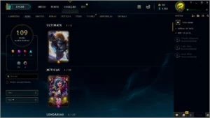 CONTA LOL MMR DIAMANTE PLATINA 1 SEASON PASSADA - League of Legends