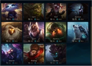 Conta League Of Legends Platina IV LOL