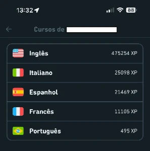 CONTA DUOLINGO +1000 DIAS OFENSIVA - Outros