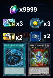 9999 Gemas + 3 URs do sonho + 2 SRs do sonho - Conta nova - Yu-Gi-Oh Duel Links