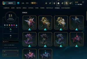 Conta Lol antiga (Coisas de 2013/14) - League of Legends