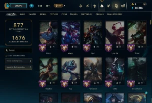 Conta Lol antiga (Coisas de 2013/14) - League of Legends