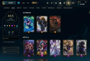 Conta Lol antiga (Coisas de 2013/14) - League of Legends