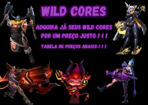 🟢Wild Cores | Mais Barato - League of Legends: Wild Rift LOL WR
